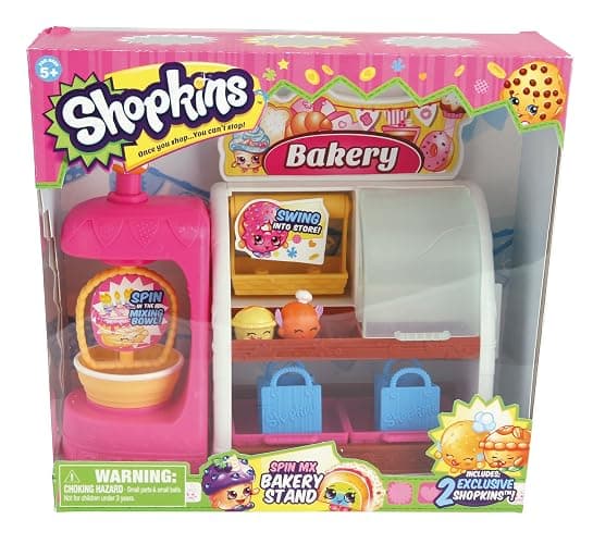 RANGS JAPAN Shopkins Spin Mix Bakery Stand Playset - Image 1