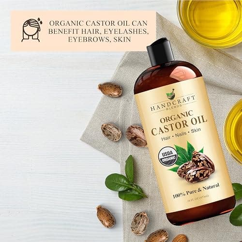 Handcraft Blends Castor Oil Pack Wrap - Organic Castor Oil 16 oz with Reusable Wraps - Durable Comfortable Pack Wraps for Neck and Stomach with Adjustable Elastic Straps thumbnail 5