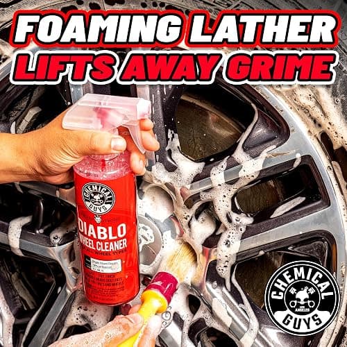Chemical Guys Diablo Wheel Cleaner Spray - 2 Pack 16 oz Bottles, Safe on All Wheel & Rim Finishes, Sprayable Formula Removes Brake Dust, Dirt & Grime, Great for Cars, Trucks, SUVs, Motorcycles & RVs thumbnail 7