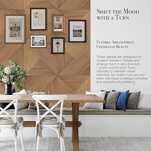 Soon Global Acoustical Wall Panels, 6-Piece 23.62 X 23.62 Inches Art Acoustic Panels, Decorative Acoustic Panels, Acoustic Wall Panels, Sound Absorbing Wall Art, Arcadian Vortex thumbnail 5