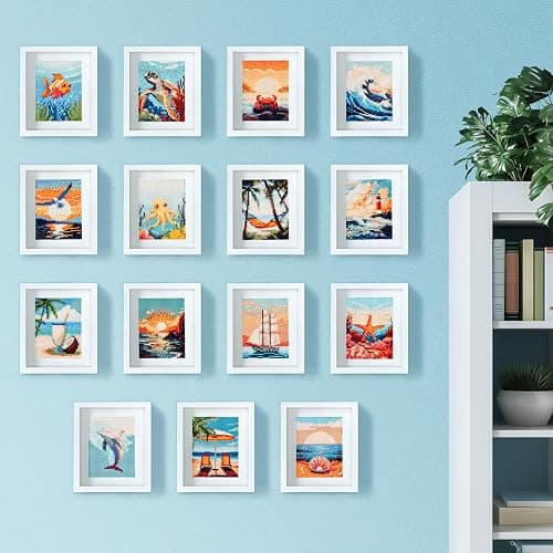 LuwoArte 15 Pack Diamond Painting Kits for Adults – Beach, Summer Vibes & The Sea Breeze – Full Drill DIY Paint Gem Art for Adults – Brilliant 5D Diamond Painting Kit – Relaxing Craft for Wall Décor thumbnail 6