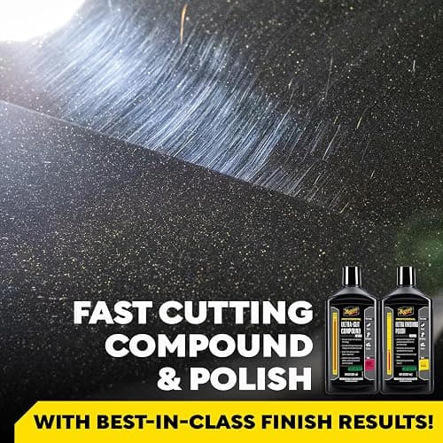 Meguiar's Mirror Glaze Bundle - Compound and Polish Kit for Scratch-Free Exterior Gloss, Featuring M105 Ultra-Cut Compound and M205 Ultra-Finishing Polish thumbnail 2