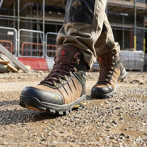 SUREWAY Men’s 6" Waterproof Soft/Steel Toe Work Boots - EH-Rated, Oil & Slip Resistant thumbnail 2