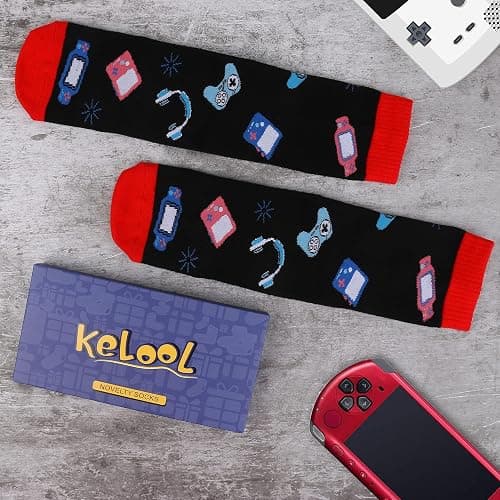 Kelool Do Not Disturb I'm Gaming Socks,Men Gifts for Men Teen Boys Dad Him Son Fathers,Valentines Christmas Stocking Stuffers thumbnail 5