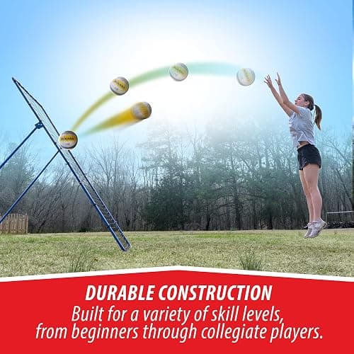 The Original Fully Adjustable 7x4 Feet Volleyball Rebounder Net from Anything Sports - Practice Sets, Spikes and Digs at Any Angle from Home- 12 Month No Questions Asked Warranty thumbnail 3