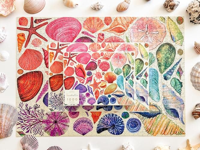 Colorful Beach Ocean Seashell, Puzzle 1000 Pieces thumbnail 7