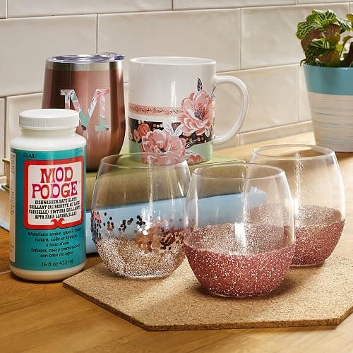 Mod Podge Dishwasher Safe Waterbased Sealer, Glue and Finish (8-Ounce), CS15059 Gloss, 8 Ounce thumbnail 4