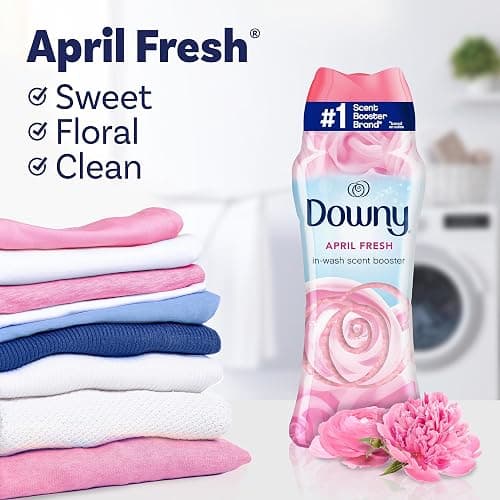 Downy April Fresh In-Wash Laundry Scent Booster Beads, 12.2 oz, laundry scent beads, Long-lasting Freshness thumbnail 3