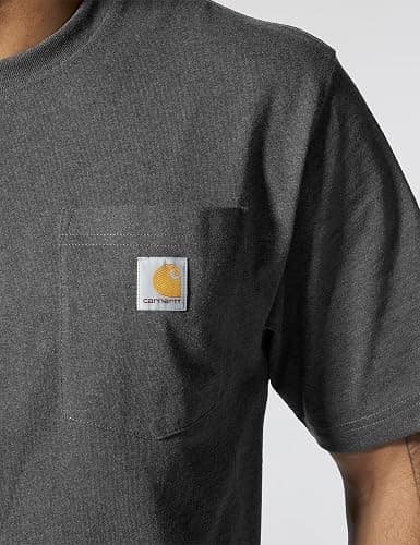 Carhartt Men's Loose Fit Heavyweight Short-Sleeve Pocket T-Shirt (Also Available in Big & Tall) thumbnail 5