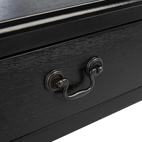 Safavieh Home Collection Athena Black 1-Drawer Accent Table thumbnail 5