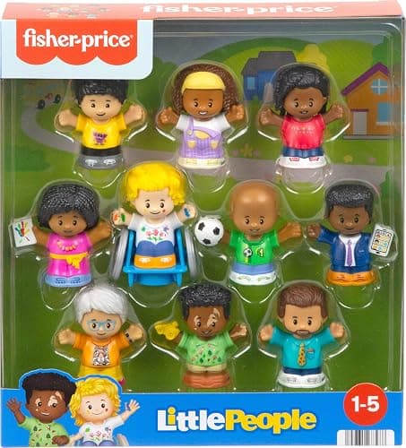 Fisher-Price Little People Classroom Figures | 10-Piece Set for Preschool Pretend Play, Toddler Toy for Kids Ages 1+ Years (Amazon Exclusive) thumbnail 6