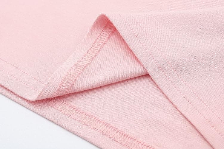 OThread & Co. Women's Off Shoulder Short Sleeve Crop Top Comfy Basic Stretch Layer Shirt thumbnail 6