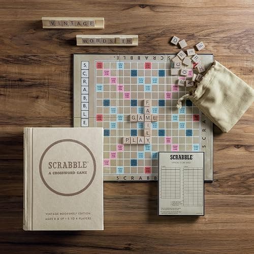 WS Game Company Scrabble Vintage Bookshelf Edition thumbnail 3