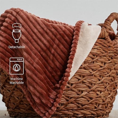 Heated Blanket Full Size 72"x84",ETL Certification-6 Heating Levels Electric Blanket&1-10 Hour Auto Off,Machine Washable Heating Blanket(RED) thumbnail 6