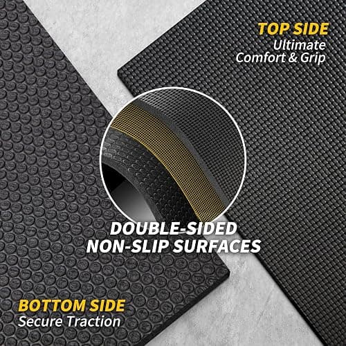 CAMBIVO Yoga Mat for Women and Men, Extra Long and Wide Exercise Mat(72"x48"/84"x30"), Large Non Slip Workout Mat for Yoga, Pilates, Fitness, Barefoot Workouts, Home Gym Studio thumbnail 6