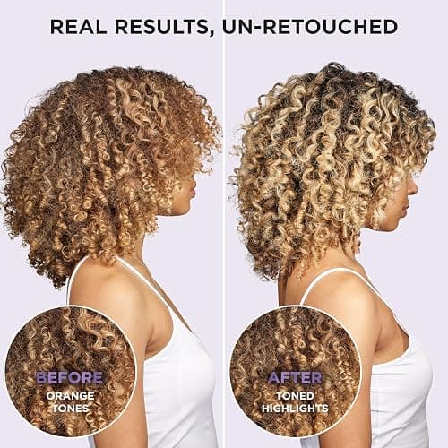 L’Oreal Paris Sulfate Free Brass Toning Purple Shampoo for Blonde, Bleached, Silver, or Brown Highlighted Hair, EverPure, 23 Fl Oz (Packaging May Vary) thumbnail 8