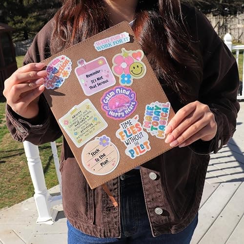 300PCS Affirmation Stickers by Puraesla - Holographic Motivational Sticker Pack, Positive Journal Encouraging Shiny Quotes for Kids, Teachers, Classroom, Waterproof Scrapbook Supplies thumbnail 9