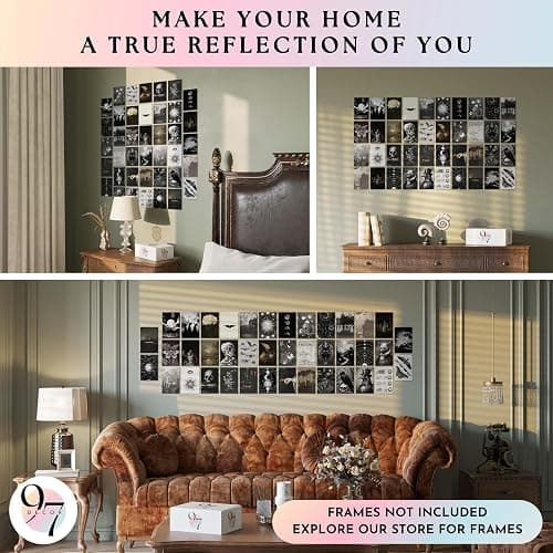 97 Decor Witchy Decor Aesthetic - 40 Pcs Gothic Posters Moody Spooky Home Decors, Gothic Halloween Decorations, Scary Creepy Wall Art Prints, Dark Witchy Wall Collage (4"x6") thumbnail 4