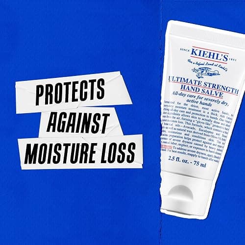 Kiehl's Ultimate Strength Hand Salve, Deeply Hydrating Hand Lotion, Thick and Rich Formula for Intense Moisture and Conditioning, Protects and Repairs Dry Skin, Paraben and Gluten Free thumbnail 4