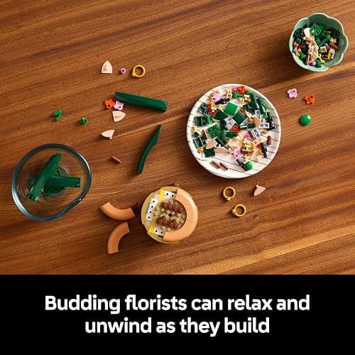 LEGO Botanicals Mini Orchid - Artificial Flowers Set for Adults - Indoor Plant with Terracotta Style Flowerpot - Christmas Home Decor - Gift for Women and Men - 10343 thumbnail 5