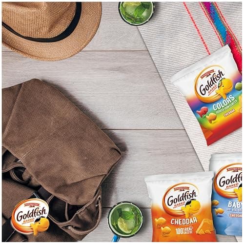 Goldfish Family Faves Crackers, Cheddar, Colors and Baby Crackers Snack Packs, 20-Ct Variety Pack (Pack of 2) thumbnail 5