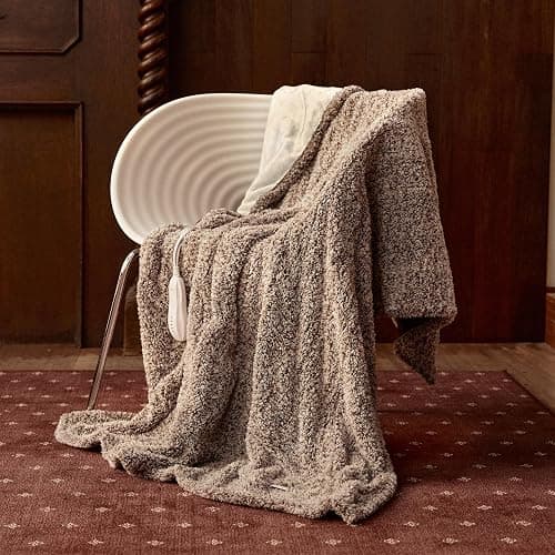 Templewet Heated Blanket Electric Throw 50" x 60" -Heated Throw Blanket with 5 Heating Levels & 3 Hours Auto Off,Machine Washable,ETL & FCC Certification,Over-Heat Protect（Racoon） - Image 1