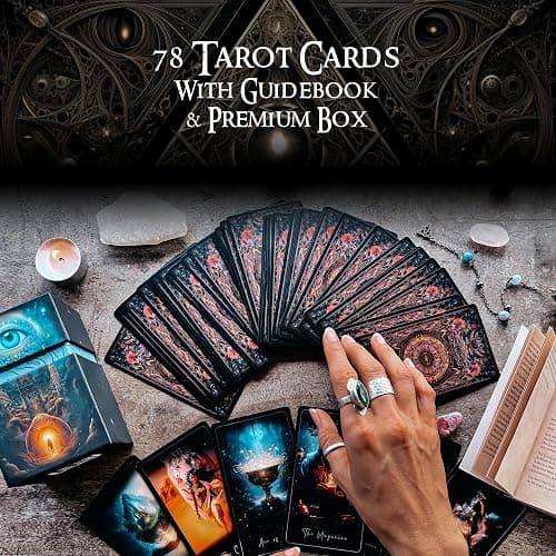 The Tarot of Sacred Kingdoms - Moon Tarot Cards – 78-Cards Tarot Deck with Guide Book thumbnail 8