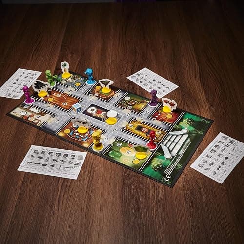 Hasbro Gaming Clue Junior Board Game for Kids Ages 5 and Up, Case of The Broken Toy, Classic Mystery Game for 2-6 Players thumbnail 2