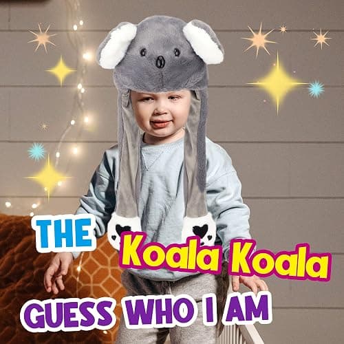 Bubblepompom Animal Hat with Ears Moving Jumping Pop Up Beating Hat Plush Holiday Cosplay Dress Up Funny Gift for Kids thumbnail 2