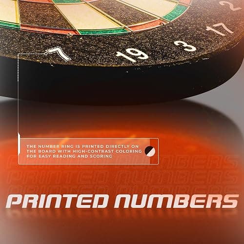 Franklin Sports Professional Dartboard - 18" Regulation Size thumbnail 5