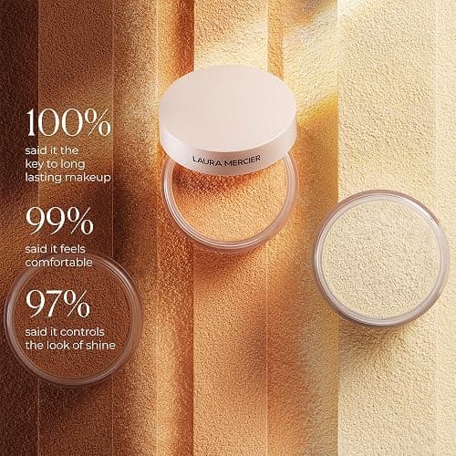 Laura Mercier Translucent Loose Talc-Free Setting Powder Ultra-Blur: Hyaluronic Acid Infused, Natural & Blurring Finish, Long Lasting, 4 Shades, Holiday Gift Set thumbnail 6