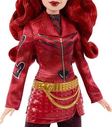 Mattel Disney Descendants: Wicked Wonderland Singing Red Doll with Movie-Inspired Clothes, Sings “Perfect Princess” in English thumbnail 4