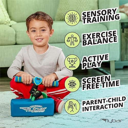 Flybar My First Foam Pogo Jumper for Kids Fun and Safe Pogo Stick for Toddlers, Durable Foam and Bungee Jumper for Ages 3 and up, Supports up to 250lbs thumbnail 3