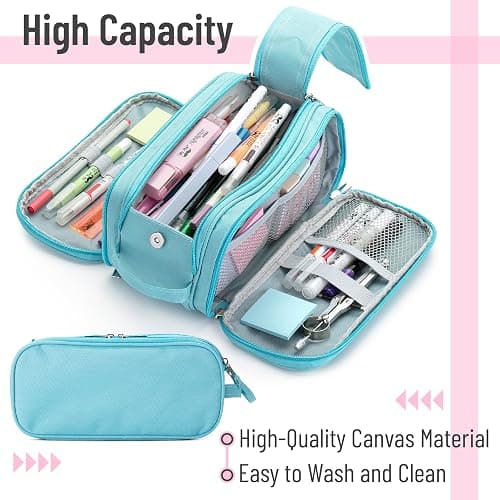 Mr. Pen- Large Capacity Pencil Case, Big Capacity Pencil Case | Big Pencil Pouch, Pencil Bag, Pen Case, Pen Pouch, Pen Bag, Pencil Pouches, Pencil Bags, Big Pencil Case, Large Pencil Case thumbnail 6
