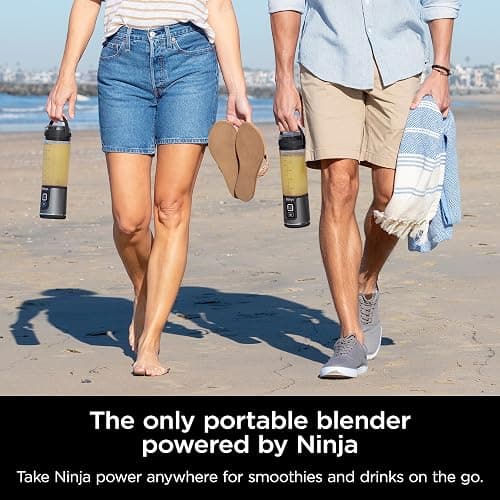Ninja BC151BK Blast Portable Blender, Cordless, 18oz. Vessel, Personal Blender-for Shakes & Smoothies, BPA Free, Leakproof-Lid & Sip Spout, USB-C Rechargeable, Dishwasher Safe Parts, Black thumbnail 3