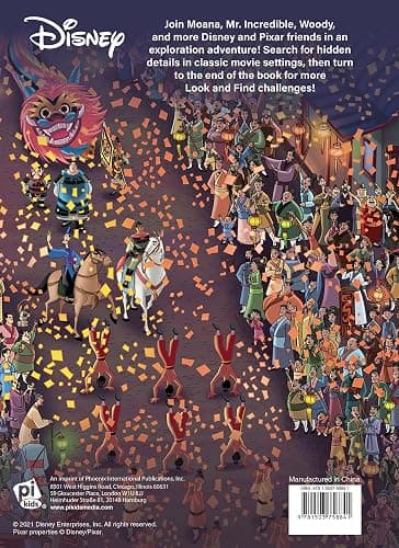 Disney - Toy Story, Moana, Monsters Inc., and More! - Who Do You See? Look and Find Activity Book - PI Kids thumbnail 2