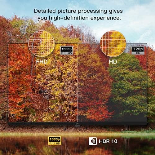 FPD 40-inch Smart TV, 1080p Full HD Google TV with Google Play Built-in Google Cast, HDR 10, Dolby Audio, Voice Remote, Stream Live Television (Palette-Series, CG40-P3, 2025 Model) thumbnail 2