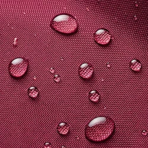 Tela impermeable por metros 5M x 160 cm - Tejido resistente al agua para exterior ideal para cojines cortinas fundas muebles de jardín y proyectos de costura Burdeos Certificado Oeko-Tex thumbnail 2