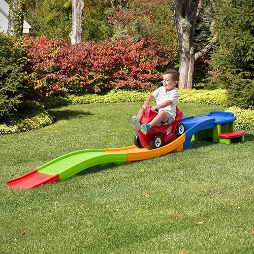 Step2 Up & Down Roller Coaster Toy for Kids, Ride On Push Car, Indoor/Outdoor Playset, Toddlers Ages 2 - 5 years old, Compact Storage, Max Weight 50 lb., Multicolor thumbnail 2