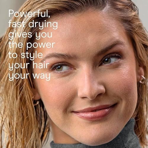 Infiniti PRO by CONAIR DigitalAIRE Hair Dryer Drying Wand, Straightener and Styler, Ionic All-in-One Digital Motor Blow Dryer, Includes 4 High-Performance Attachments, Dark Blue thumbnail 5