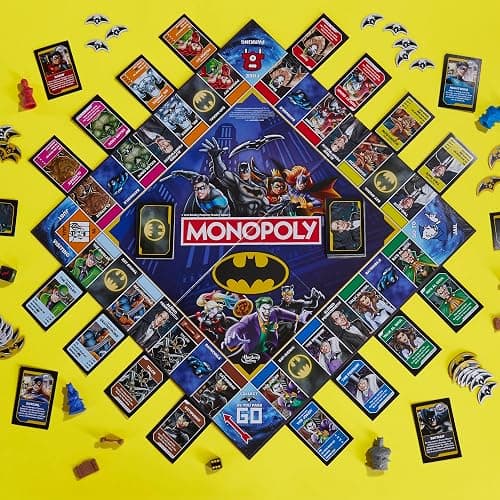 Monopoly Batman Edition Board Game | Monopoly Game for Batman Fans | Ages 8 and Up | 2 to 4 Players | Family Games | Strategy Games for Kids and Adults (Amazon Exclusive) thumbnail 4