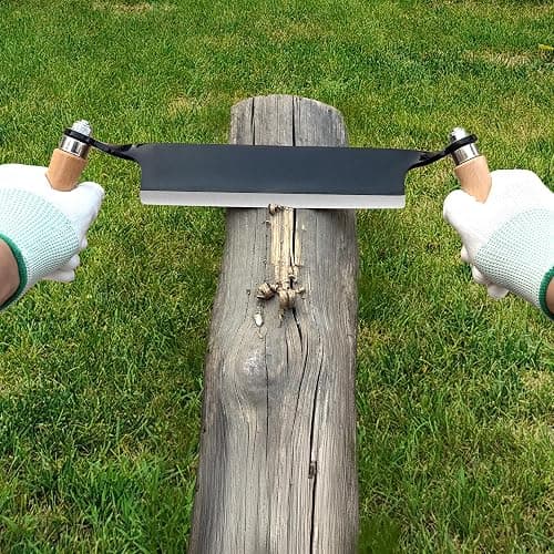 8 Inch Draw Knife for Woodworking - Multi-Purpose Debarking Tool, Spoke Shave & Wood Shaving Tool, Durable & Efficient for Carving, Shaping, Log Stripping (Straight 8 in) thumbnail 9