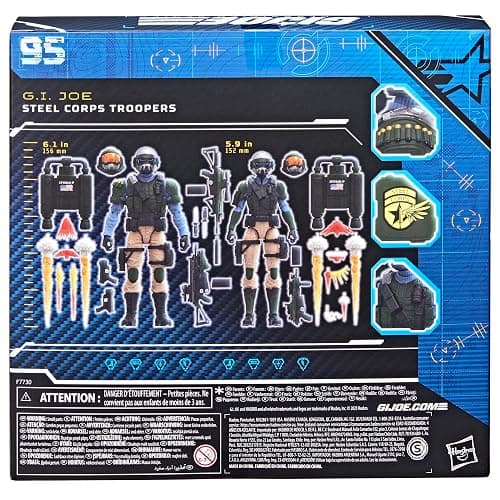 G.I. Joe Classified Series Steel Corps Troopers, Collectible Action Figure, 95, 6-Inch Action Figures for Boys & Girls,with 28 Accessory Pieces thumbnail 11