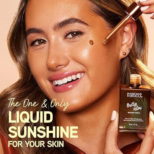 Physicians Formula Butter Glow Bronzing Serum, Innovative & Nourishing Skincare Bronzing Drops for Radiant, Natural Sunkissed Complexion - Sunkissed Glow thumbnail 2