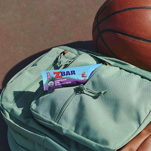 Zbar - Chocolate Chip - Soft-Baked Energy Snack Bars - Non-GMO - 12g Whole Grains - USDA Organic Granola Bars - Snacks for Kids (18 Pack) thumbnail 8