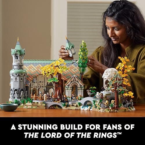 LEGO Icons The Lord of The Rings: Rivendell Building Set for Adults, Ages 18+ - LOTR Bedroom or Home Decor - Gift for Men & Women - 10316 thumbnail 8