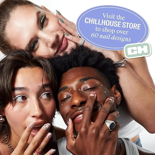 Chillhouse - Chill Tips, Press on Nails Kit - Aprés All Day (Oval) - 30 Nail Shapes & Sizes - Up to 2 Weeks of Wear - Customizable Fit - Reusable - Latina Founded & Women Owned - Beauty & Self Care thumbnail 6