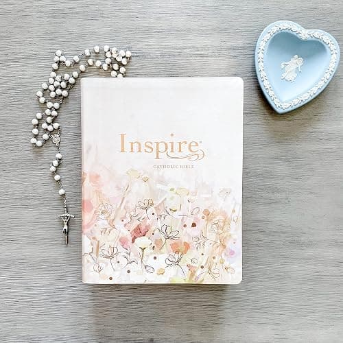 Inspire Catholic Bible NLT Large Print (LeatherLike, Multicolor): The Bible for Coloring & Creative Journaling thumbnail 8