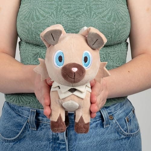 Pokémon 8" Rockruff Plush - Officially Licensed - Generation 7 Sun and Moon Figure - Authentic Soft Stuffed Animal Dog Toy - Holiday Christmas Stocking Stuffer Gift for Kids, Boys, Girls - 2+ thumbnail 2
