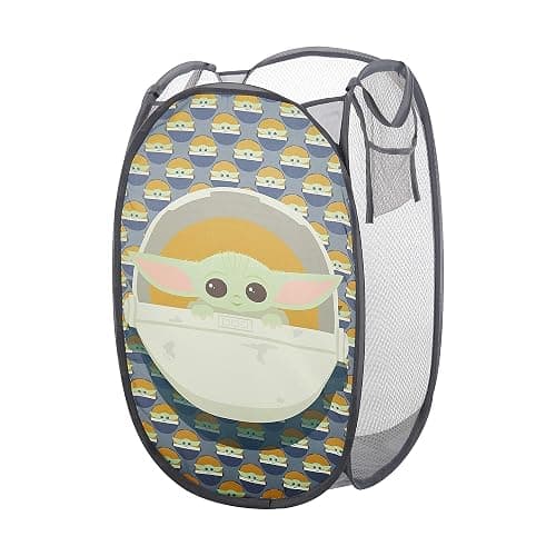 Star Wars, The Mandalorian Pop Up Hamper Featuring The Child with Durable Carry Handles, 24" H x 23" W X 2" CM - Image 1